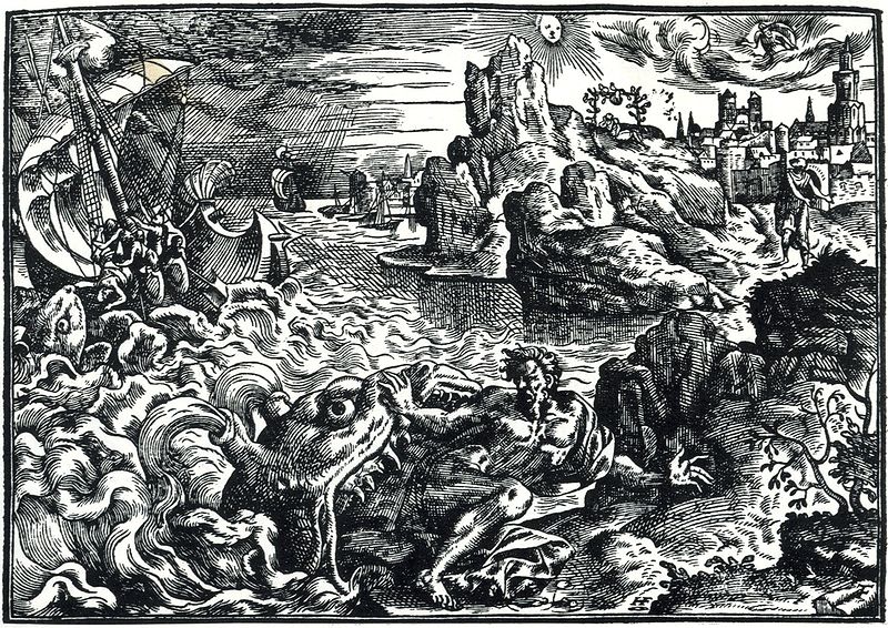 Jonas wird vom Wal verschlungen